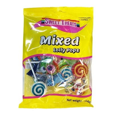Mixed Novelty Lollipops 150g Confectionery
