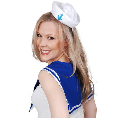  Adult Mini Sailor Set (Blue Collar & Mini Hat Only) Pk 1
