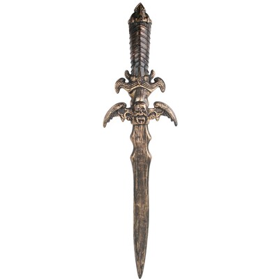 Bronze Brown Ornate Knight Sword 61cm (Pk 1)