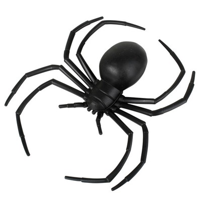 Plastic Black Widow Spider (14cm) Pk 1 