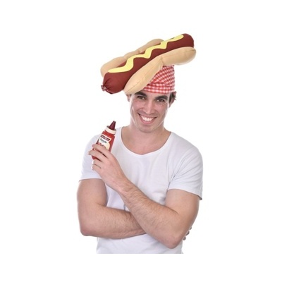 Novelty Hot Dog Hat
