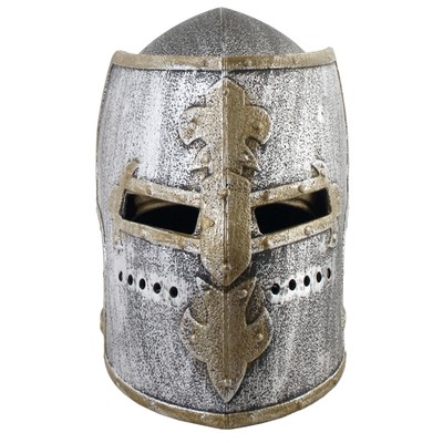 Medieval Knight Plastic Helmet Pk 1