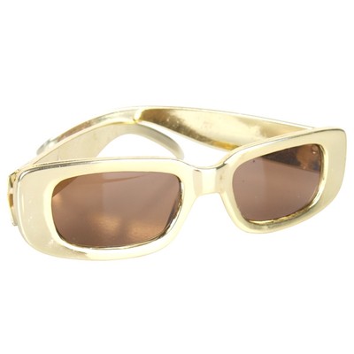 Cop Glasses Gold With Brown Lenses Pk1