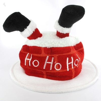 Christmas Hat With Santa Feet Pk 1 