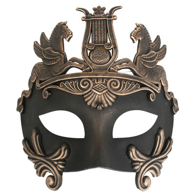 Black & Bronze Centurion Eye Mask (Cavalli) Pk 1