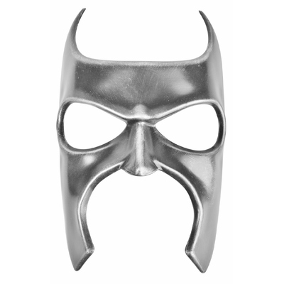 Metallic Silver Halloween Fratello Eye Mask