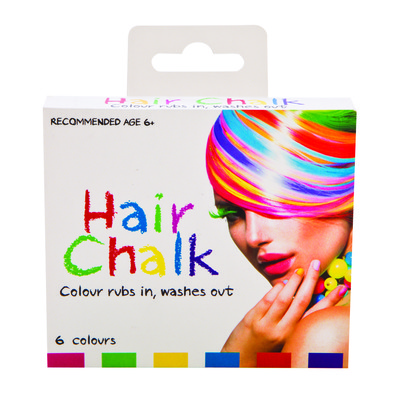 Vibrant Colour Hair Chalk Pk 6 