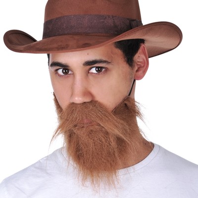 Brown Beard & Mo Pk 1 (Moustache & Beard Only)