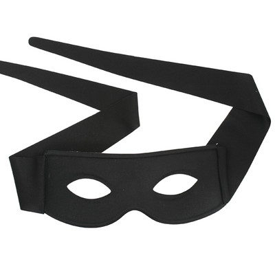 Zorro Black Eye Mask with Ties