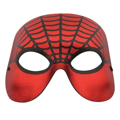 Red & Black Spider Masquerade Mask Pk 1