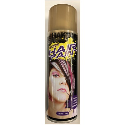 Gold Hairspray Paint 125ml 80g