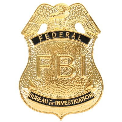 FBI Gold Badge Pk 1 