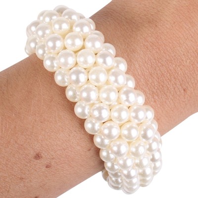 3 Strand Pearl Bracelet Pk 1 