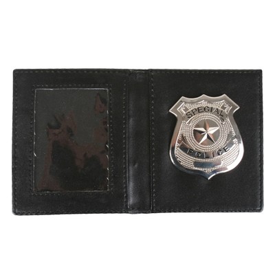 Plastic Police Badge in Wallet Pk 1 