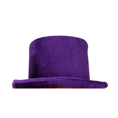 Purple Velvet Lincoln Top Hat Pk 1