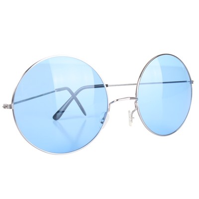 Large Lennon Glasses Blue Lenses Pk 1 