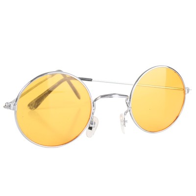 Lennon Glasses with Yellow Lenses Pk 1 