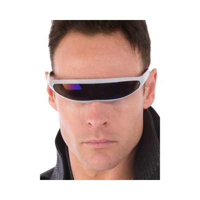 Silver Cyclops Costume Sunglasses