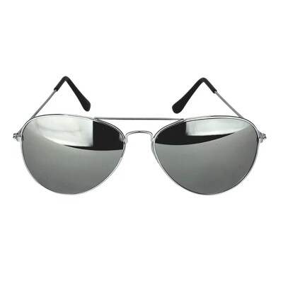 Aviator Mirror Costume Glasses
