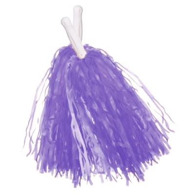 Purple Cheerleader Pom Poms (Pk 2)