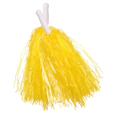 Yellow Cheerleader Pom Poms (Pk 2)