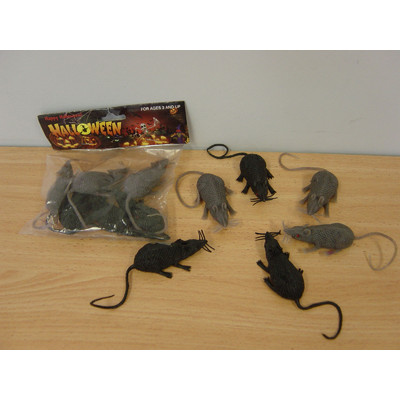 Rubber Mouse (7cm) Pk 6