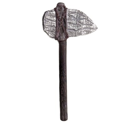 Fake Plastic Stone Axe (53cm) Pk 1
