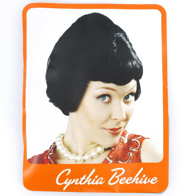 Black Cynthia Beehive Wig Pk 1 