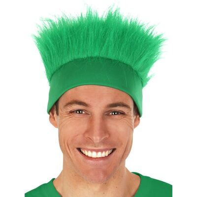 Green Fluffy Headband