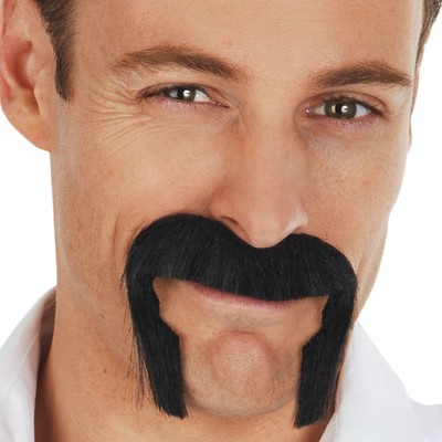 Black Johnson Moustache Pk 1