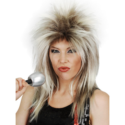 Tina Blonde Spiky Wig Pk 1