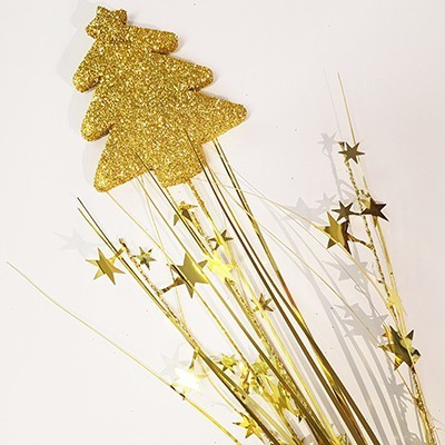 Gold Christmas Tree Pick Onion Pk 1