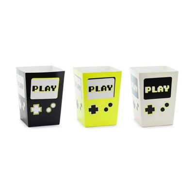 Gamer Gaming Mini Popcorn Treat Boxes Pk 6