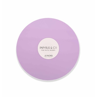 Pastel Lilac Round 10in Cake Board