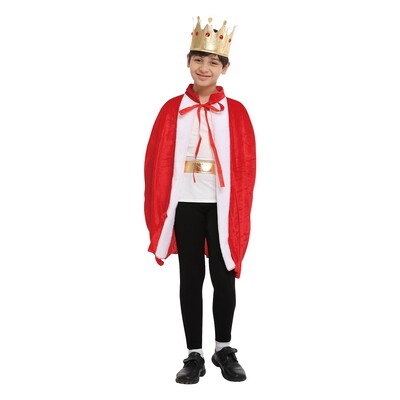 Child Medieval Royal King Costume One Size