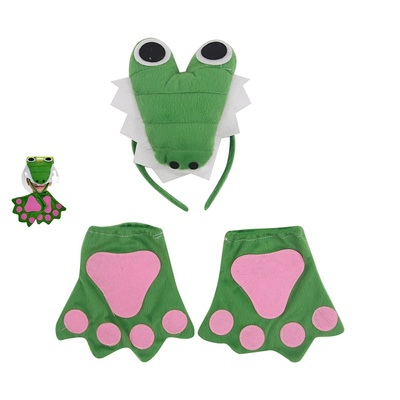 Child Instant Crocodile Dress Up 3 Piece Kit