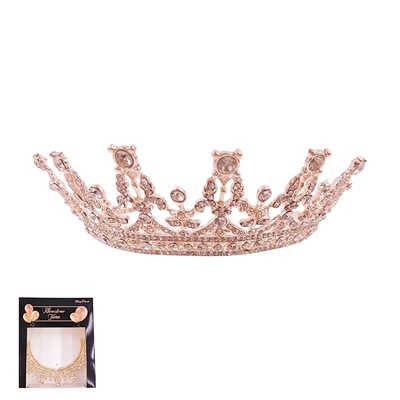 Rose Gold Headband Tiara with Diamantes