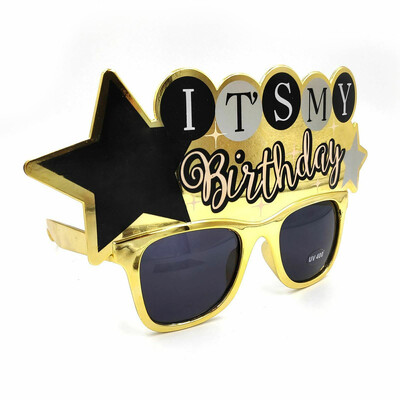 Customisable Its my Birthday Party Glasses with Stickers (Pk 1)