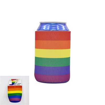 Rainbow Pride Stubby Holder Beer Can Cooler