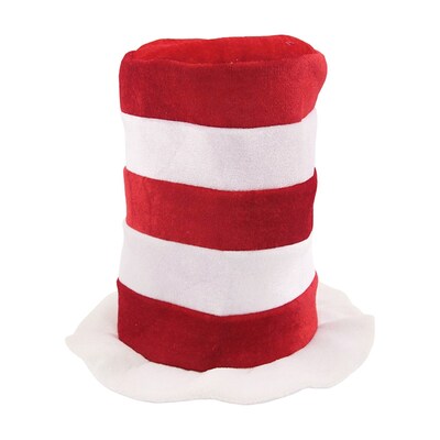 Child Red & White Striped Cat Hat (Pk 1)