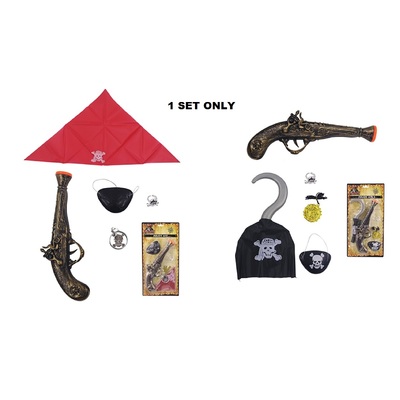 Assorted Pirate Costume Accessories Kit (5 Pieces)