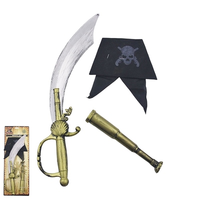 Pirate Buccaneer Costume Accessory Kit (3 Pieces)