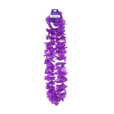 Purple Hawaiian Flower Lei 
