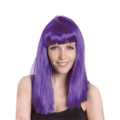 Adult Purple Long Wig