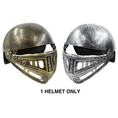 Gold or Silver Child Knights Helmet (Pk 1)