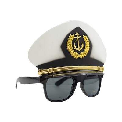 Ship's Captain Hat Novelty Party Glasses