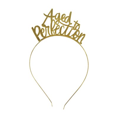Gold Aged to Perfection Metal Headband