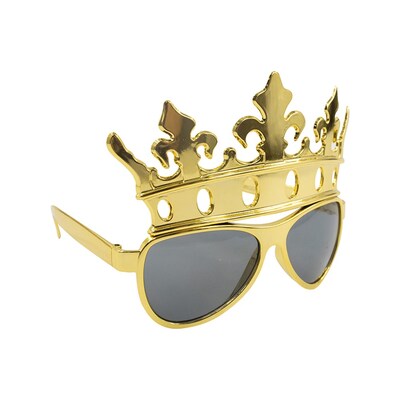 Golden Crown Novelty Party Glasses