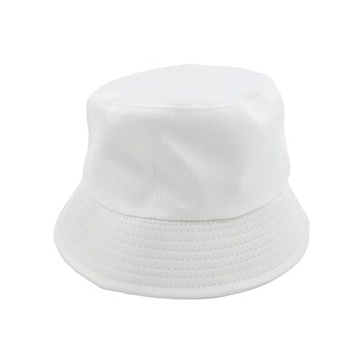 Adult White Bucket Hat