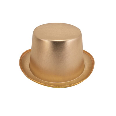 Metallic Gold Top Hat Ringmaster 1920s